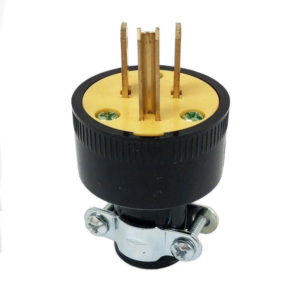 3 Prong Replacement Straight Blade Male Electrical Plug NEMA 5-15P 15A 125V 1pc