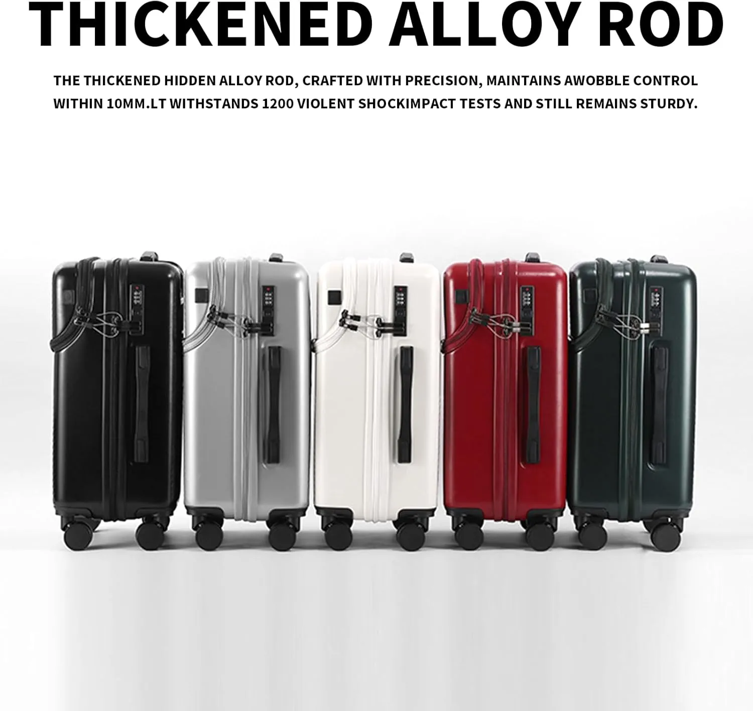 Aluminum Carry On Luggage 22x14x9 Airline Approved, 20 Inch Hard Shell Carry On Luggage, PC Hard Shell Suitcase with Spinner Wheels and USB Port, Silver Luggage for Business Travel (Pink-1)