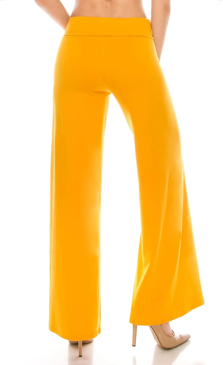 ALWAYS Palazzo Pants for Women - Casual Flowy Wide Leg Lounge Pants