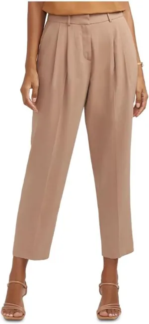 Anne Klein Womens Suit Separate Professional Dress Pants Tan 12