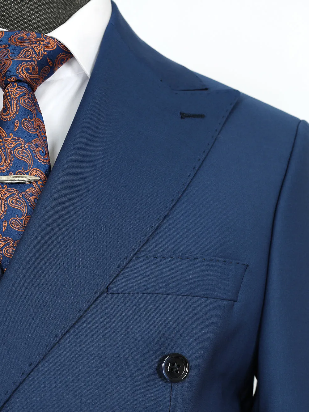 Ayaan Blue Set Blazer Linen Suit