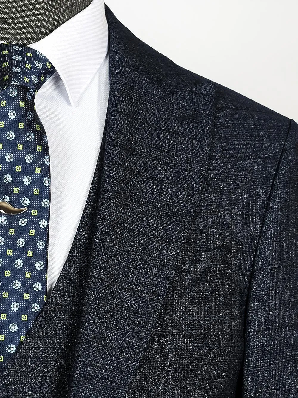 Aziel Black Set Blazer Linen Suit