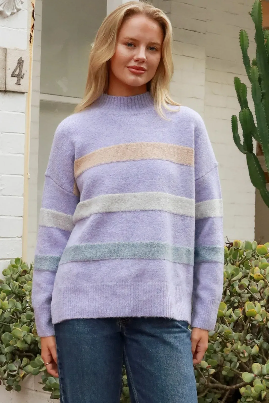 BELLA KNIT LILAC