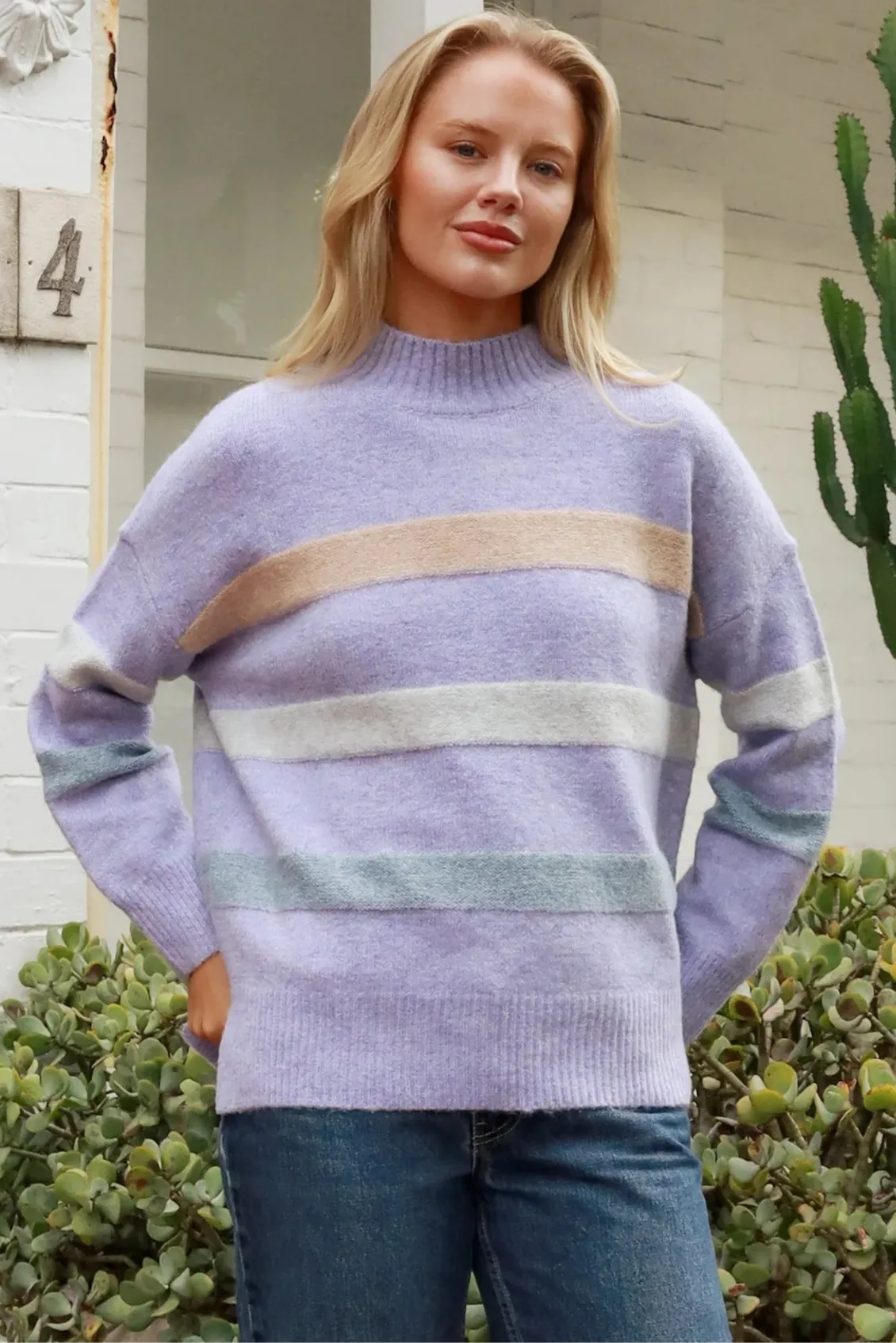 BELLA KNIT LILAC