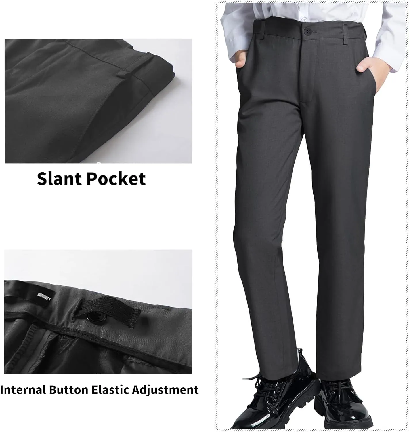 Boys' Suits Formal Tuxedo Slim Fit Boys Suit Set for Wedding Outfit Teen Boy Dress Clothes