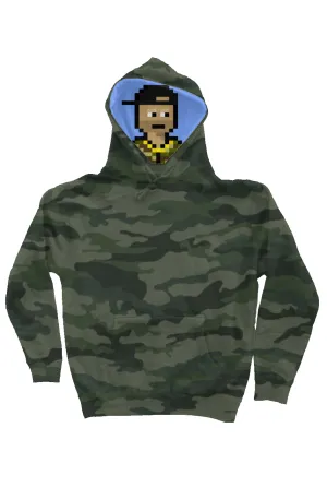 Camo Independent Heavyweight Hoodie feat. Nakamigos #12679 on Liner hoodie