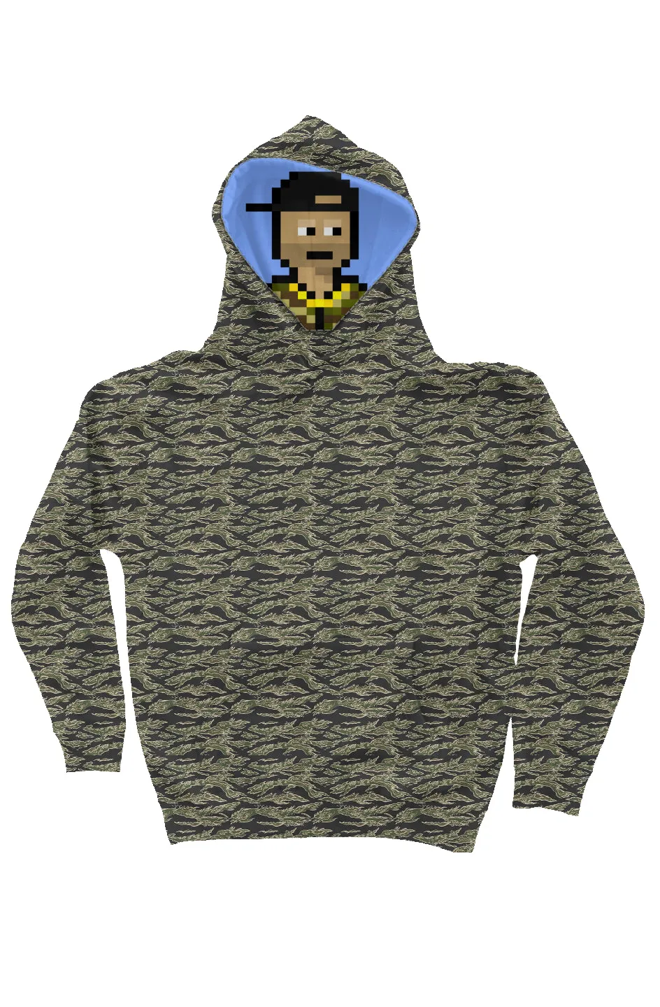 Camo Independent Heavyweight Hoodie feat. Nakamigos #12679 on Liner hoodie