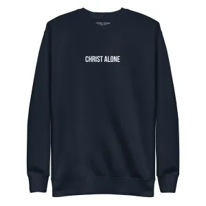 Christ Alone Pullover Sweatshirt
