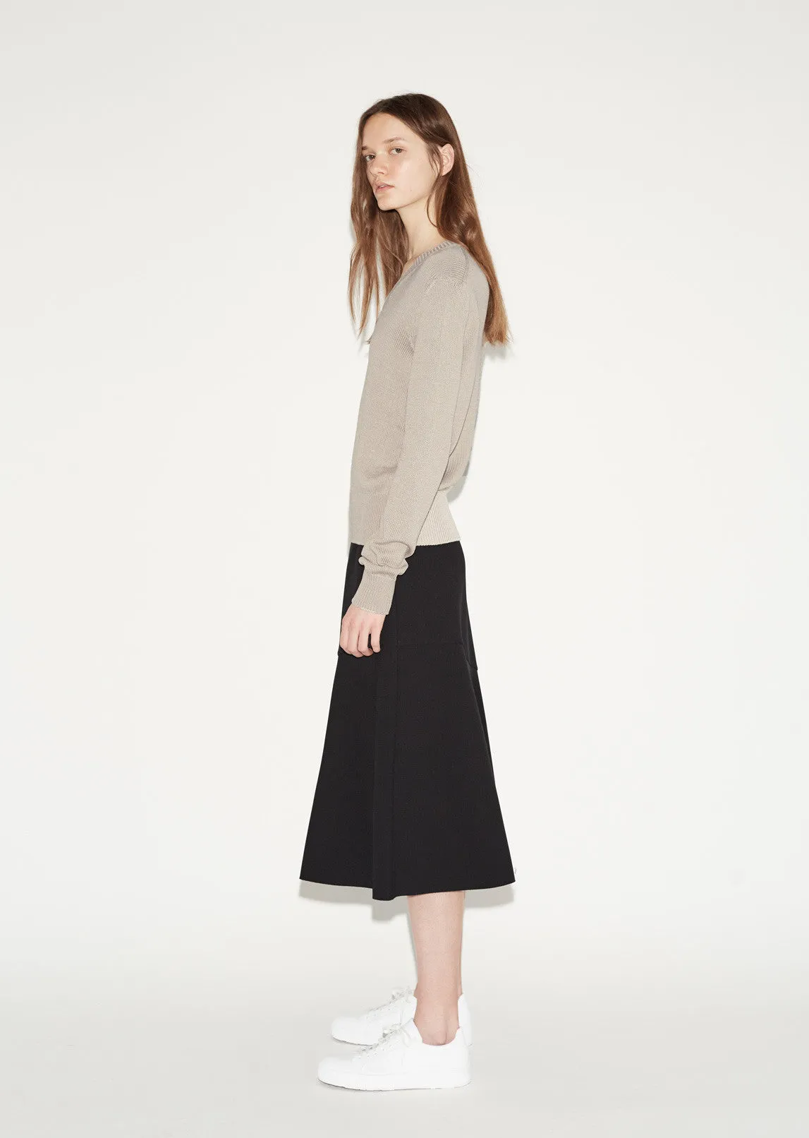 Cotton V-Neck Sweater