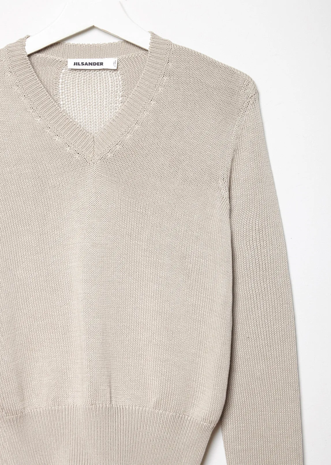 Cotton V-Neck Sweater