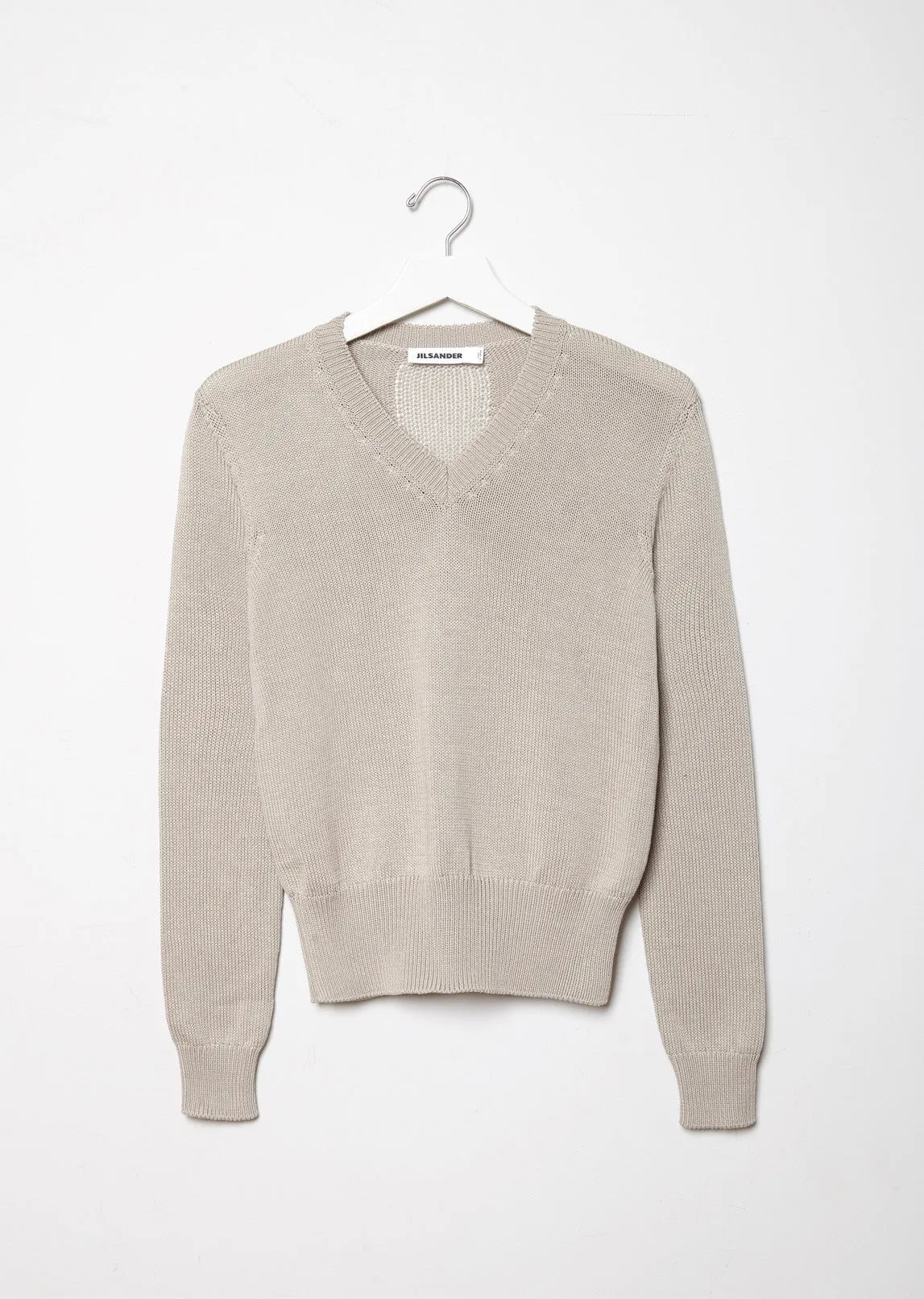 Cotton V-Neck Sweater