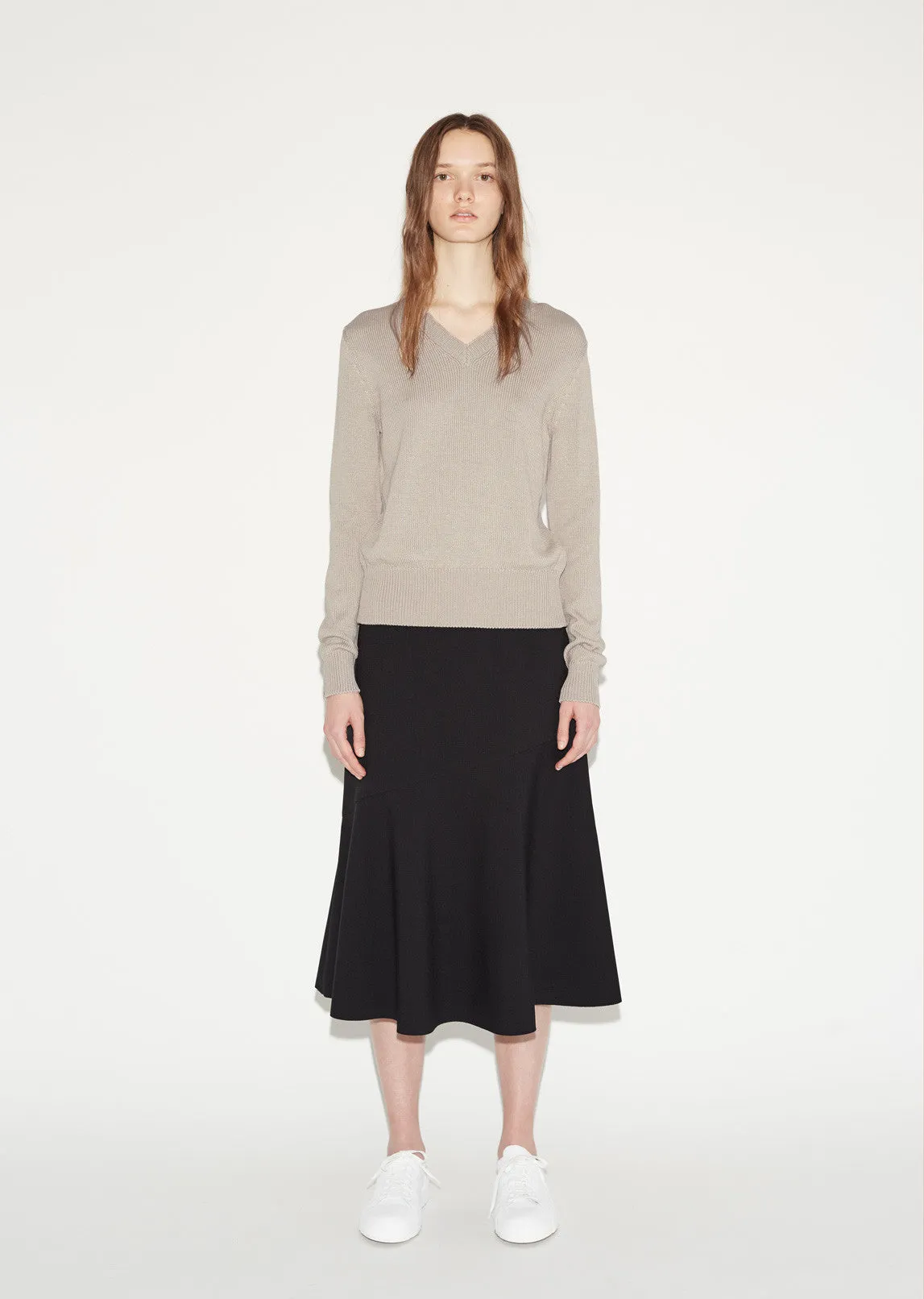 Cotton V-Neck Sweater