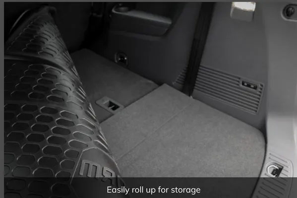 Custom Moulded Rubber Boot Liner suits Toyota Prado 150 10/2009-7/2024 Series Cargo Mat With 3rd Row Seats Folded