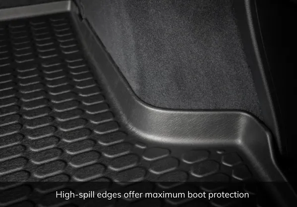 Custom Moulded Rubber Boot Liner suits Toyota Prado 150 10/2009-7/2024 Series Cargo Mat With 3rd Row Seats Folded