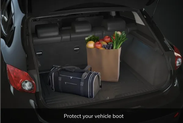 Custom Moulded Rubber Boot Liner suits Toyota Prado 150 10/2009-7/2024 Series Cargo Mat With 3rd Row Seats Folded