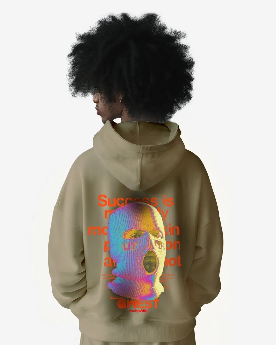 G West Holographic Ski Mask Heavy Premium Oversized Hoodie - 6 Colors