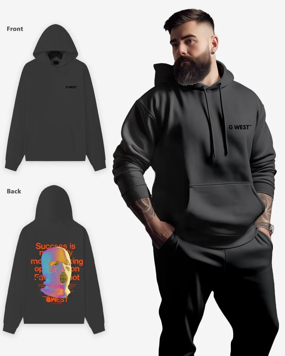 G West Holographic Ski Mask Heavy Premium Oversized Hoodie - 6 Colors