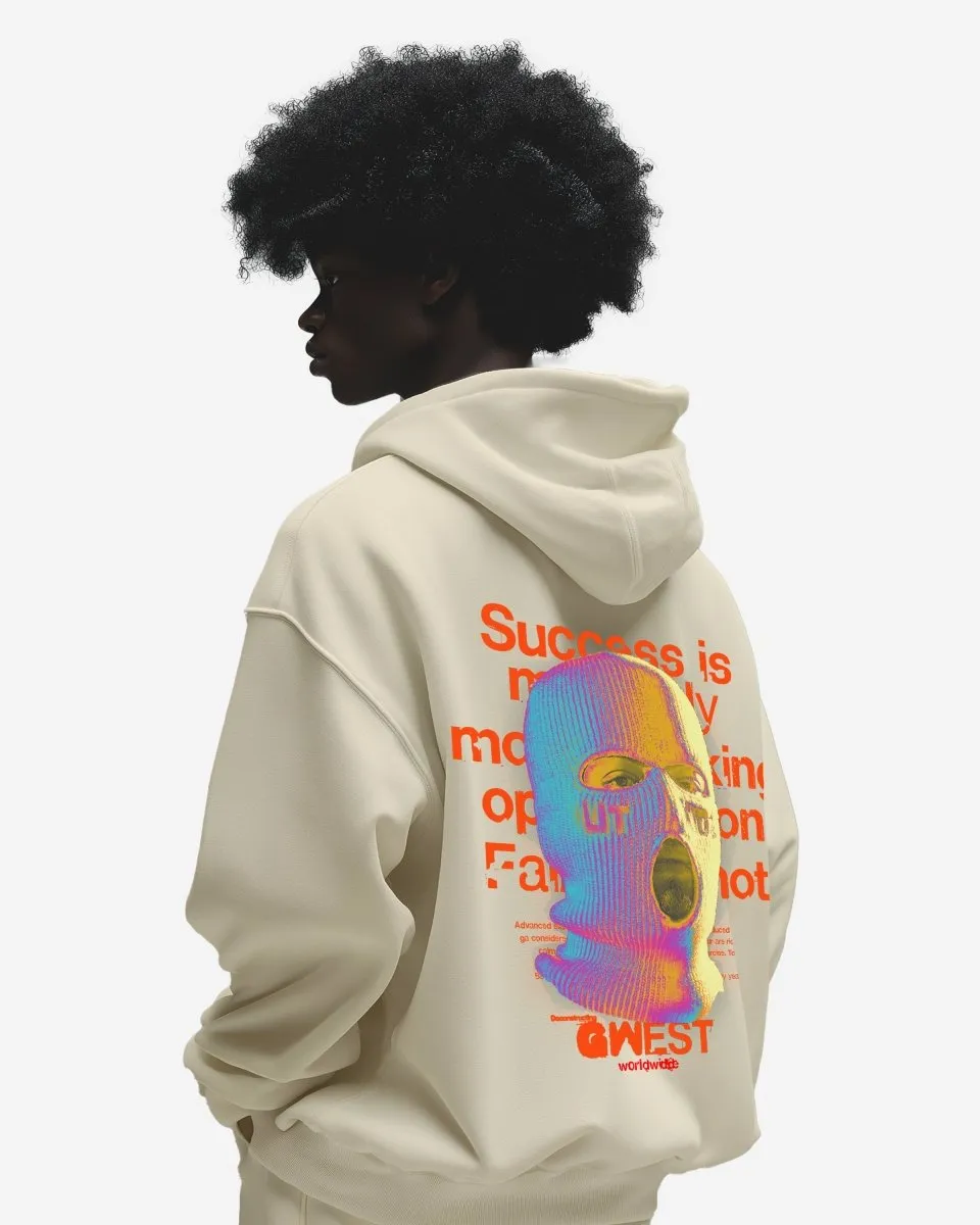 G West Holographic Ski Mask Heavy Premium Oversized Hoodie - 6 Colors