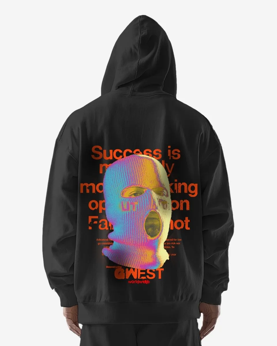 G West Holographic Ski Mask Heavy Premium Oversized Hoodie - 6 Colors