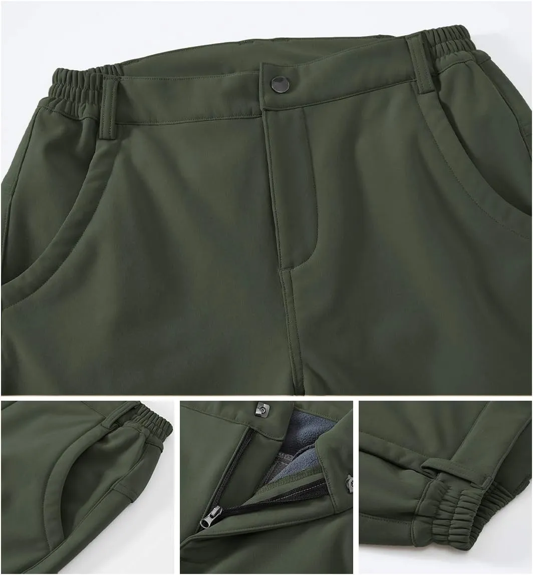 Gopune Women's Waterproof Windproof Outdoor Hiking Snow Ski Insulated Pants