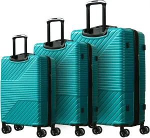 Hardshell Luggage Sets 3 Piece 8 Wheels Suitcase, Compact Travel Spinner, TSA Lock, Lightweight Check-in Suitcase - 20" / 24" / 28"