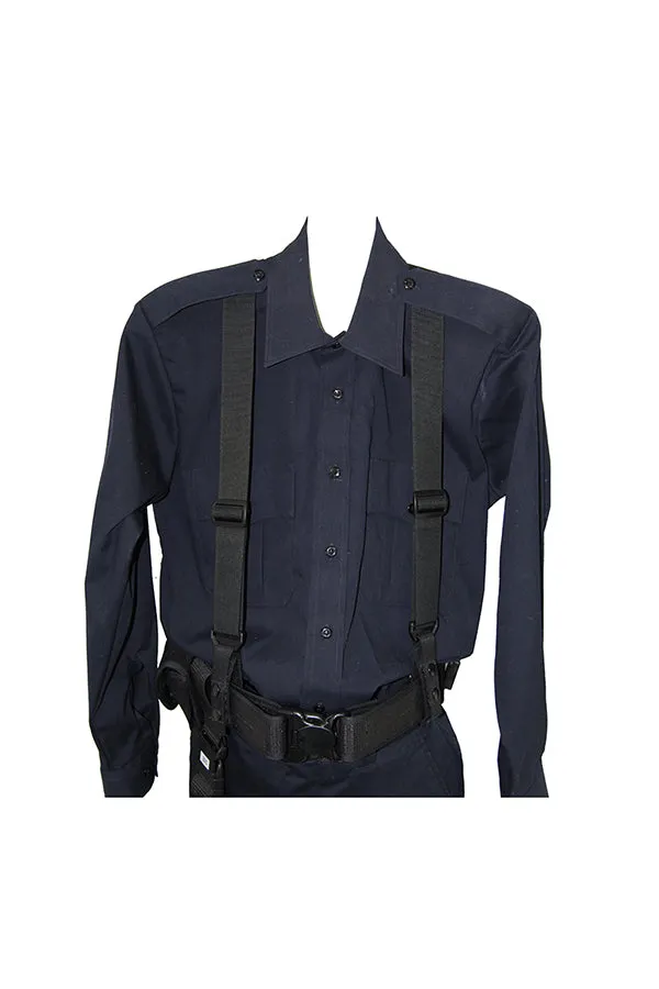 Hi-Tec Adjustable Suspenders For Duty Belt Black