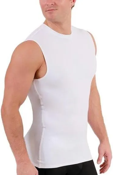 Insta Slim Men's Sleeveless Crew Neck Compression T-Shirt