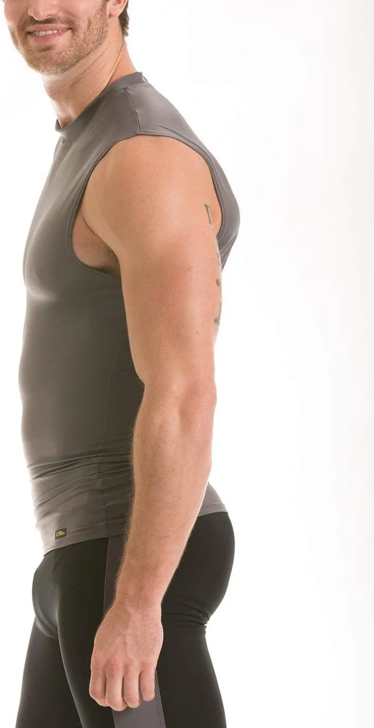 Insta Slim Men's Sleeveless Crew Neck Compression T-Shirt
