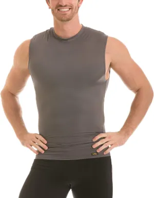 Insta Slim Men's Sleeveless Crew Neck Compression T-Shirt