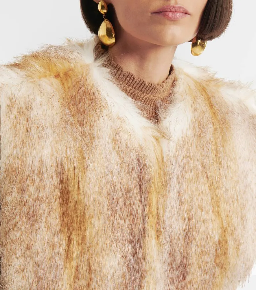 Isabel Marant Alexina faux fur vest