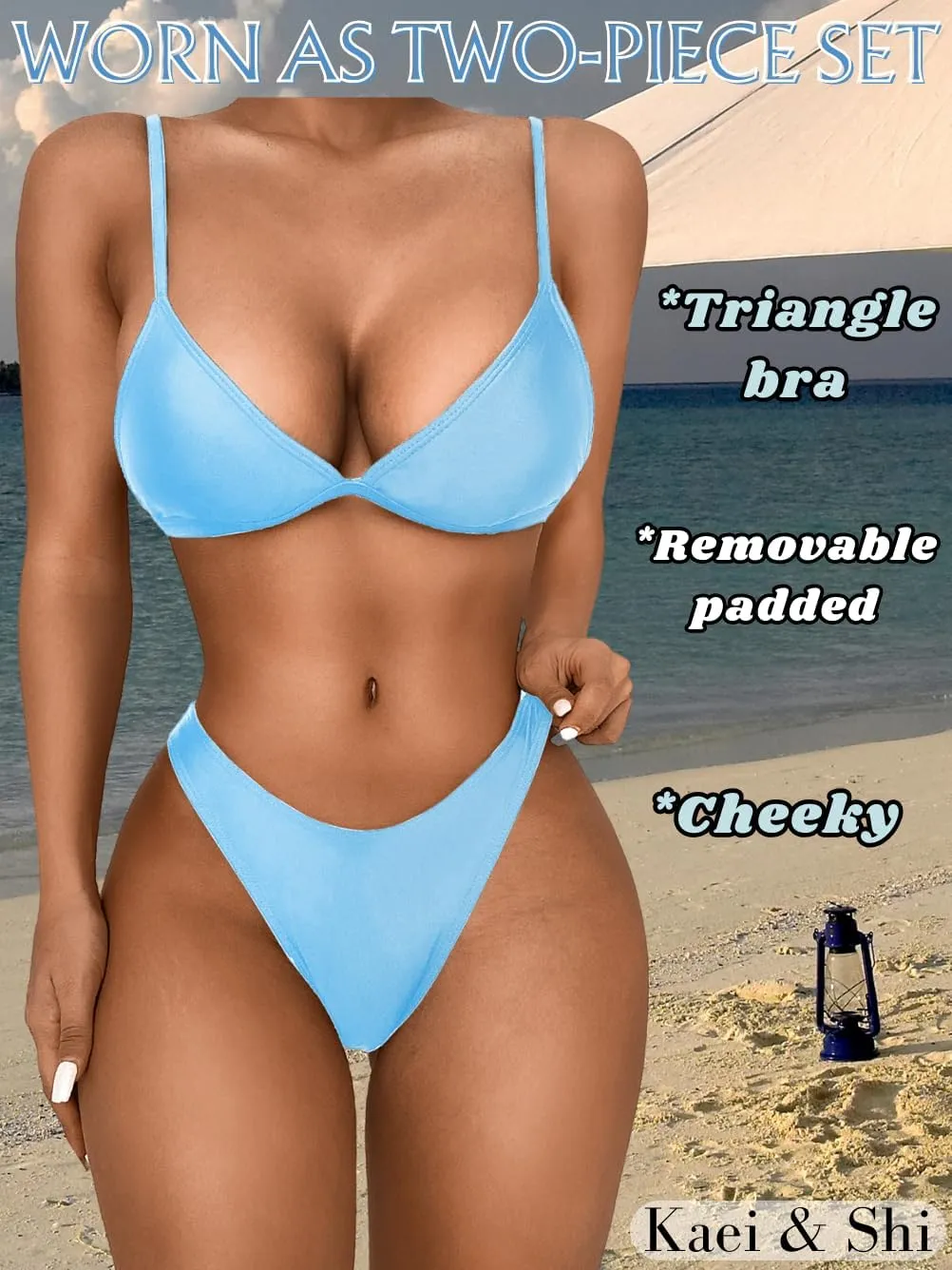 Kaei&Shi Beach Coverups,High Waisted 3 Piece Swimsuits,Sheer Ruffle Cover Up Pants Swimwear Women Pool Rave Festival Outfits