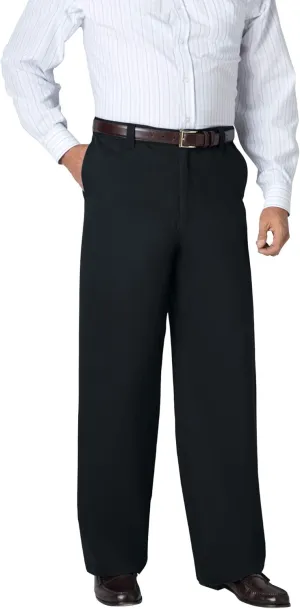 KingSize Men's Big & Tall Tall Wide Leg Wrinkle Free Expandable Waist Pant