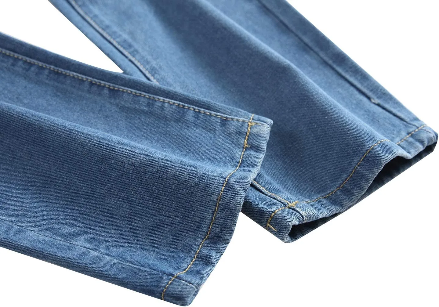 LAMKUKU Men's Ripped Jeans Slim Fit Casual Distressed Denim Pants