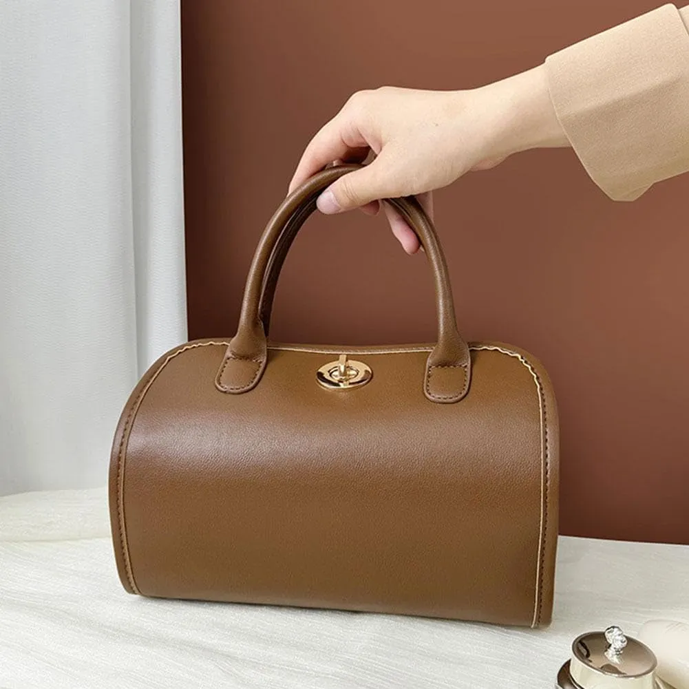 Leather Waterproof Cosmetic Bag, Foldable Toiletry Bag with Detachable Pouches, Large Capacity 4-in-1 Roll-Up Cosmetic Storage with Handle, Hanging Cosmetic Travel Bag For Women