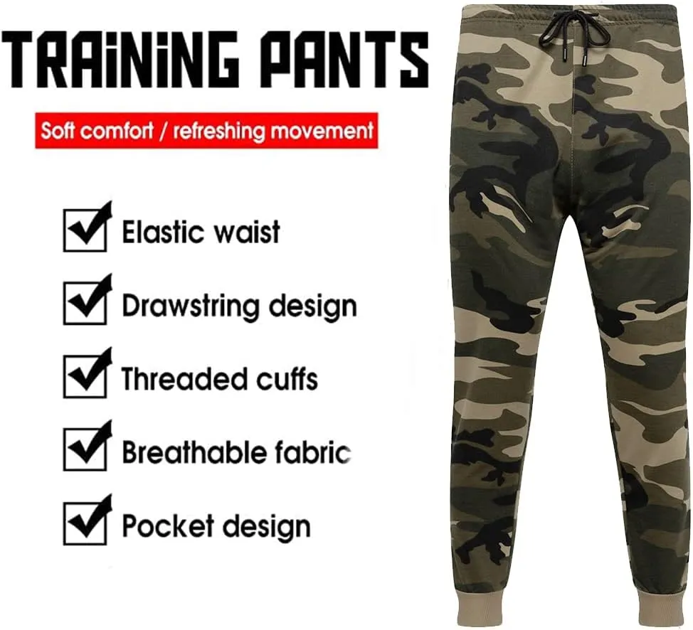 MANLUODANNI Mens Sweatsuits 2 Piece Hoodie Tracksuit Casual Comfy Camo Suits for Men