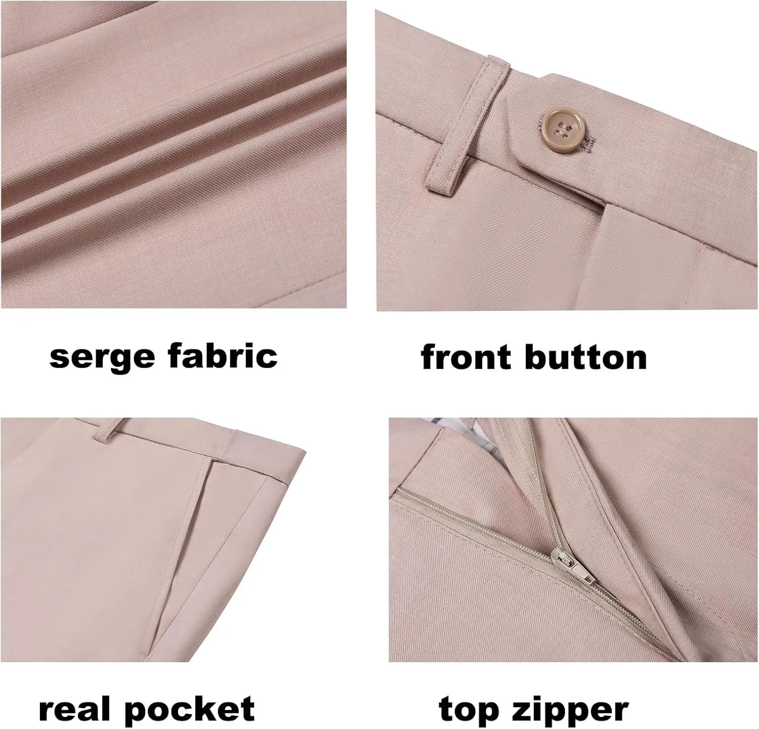 Men's 3 Piece Regualr Fit One Button Formal Business Men Suit Groomsman Tuxedos for Wedding(Blazer Vest Pant)