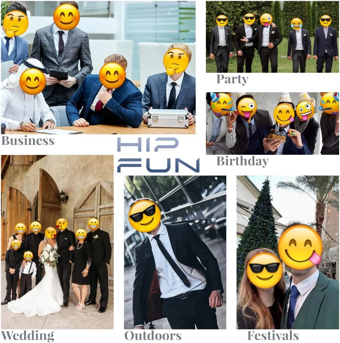 Men's 3 Piece Slim Fit Suit Set, Two Button Blazer Solid Suit Jacket Vest Pants Tuxedo Set for Wedding Prom