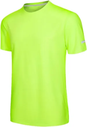 Mens Gym Training Shirt Quick Dry Tee Summer Fashion Workout Running Football Jersey Casual Top