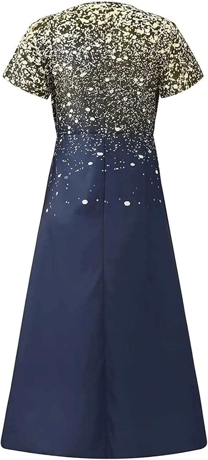 Mother of The Bride Dresses Petite Length Lace Appliques Formal Evening Party Prom Gown Chiffon Short Sleeve A-Line