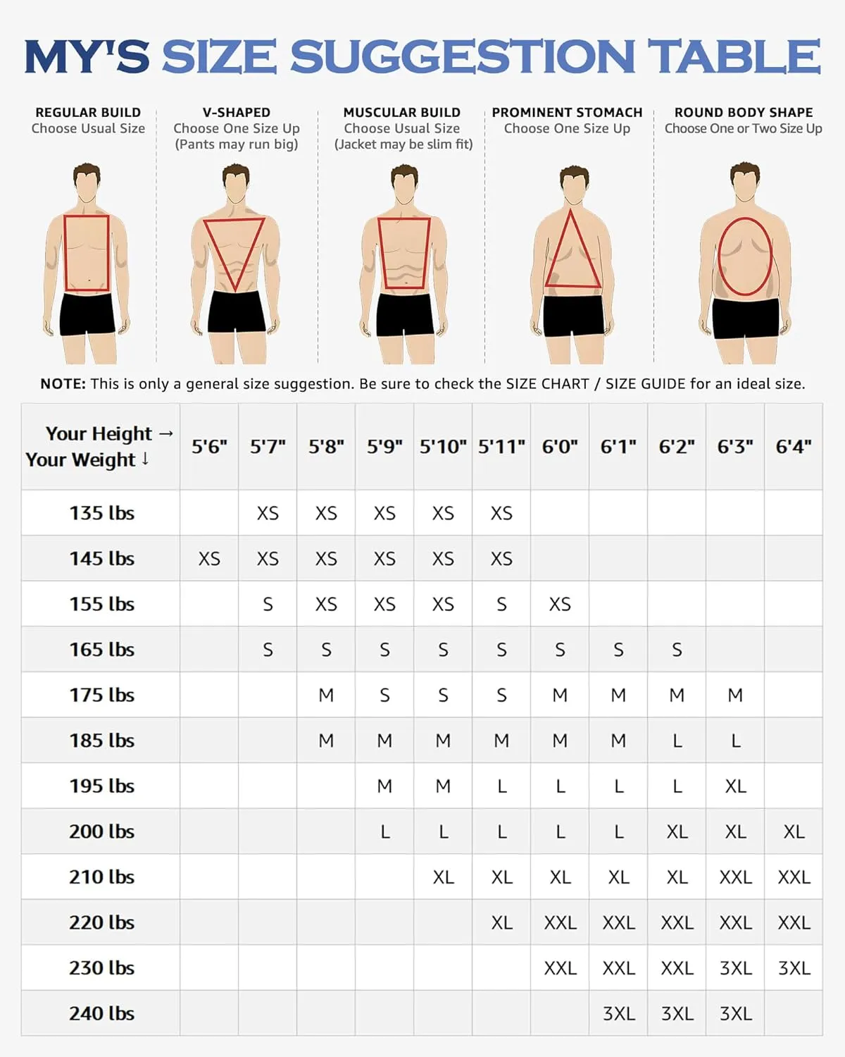 MY'S Men's Slim Fit 3 Pieces Suit, Two Buttons Solid Jacket Pants Set with Tie for Wedding Party Business Prom
