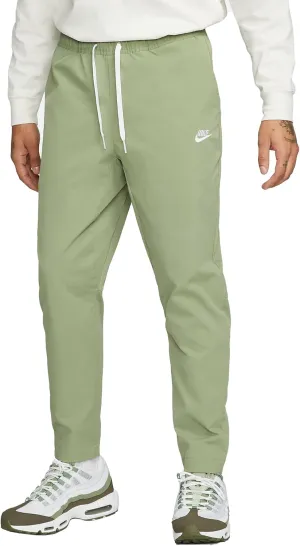 Nike Club Men's Woven Tapered Leg Pants (Oil Green/White, DX0623-386) Size Medium