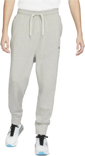 Nike Sportswear Men's Classic Fleece Joggers Pants (Small, Grey Heather)