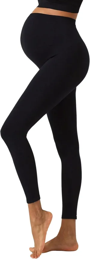 NOTHING FITS BUT Womens Classic Seamless Maternity Leggings, Belly Support Pants, Everyday Maternity Pants, wear