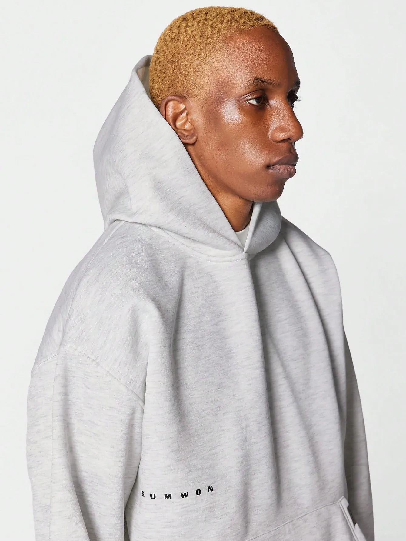 Overhead Hoodie With Back Pop Print