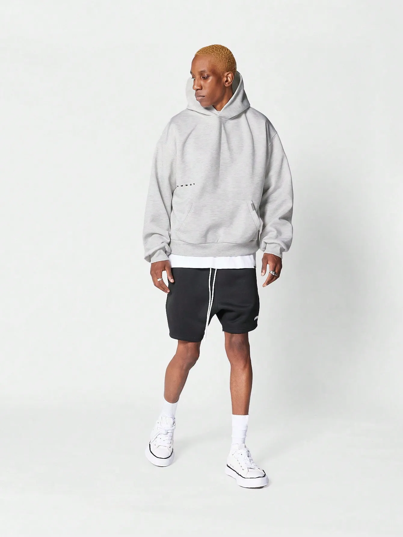 Overhead Hoodie With Back Pop Print