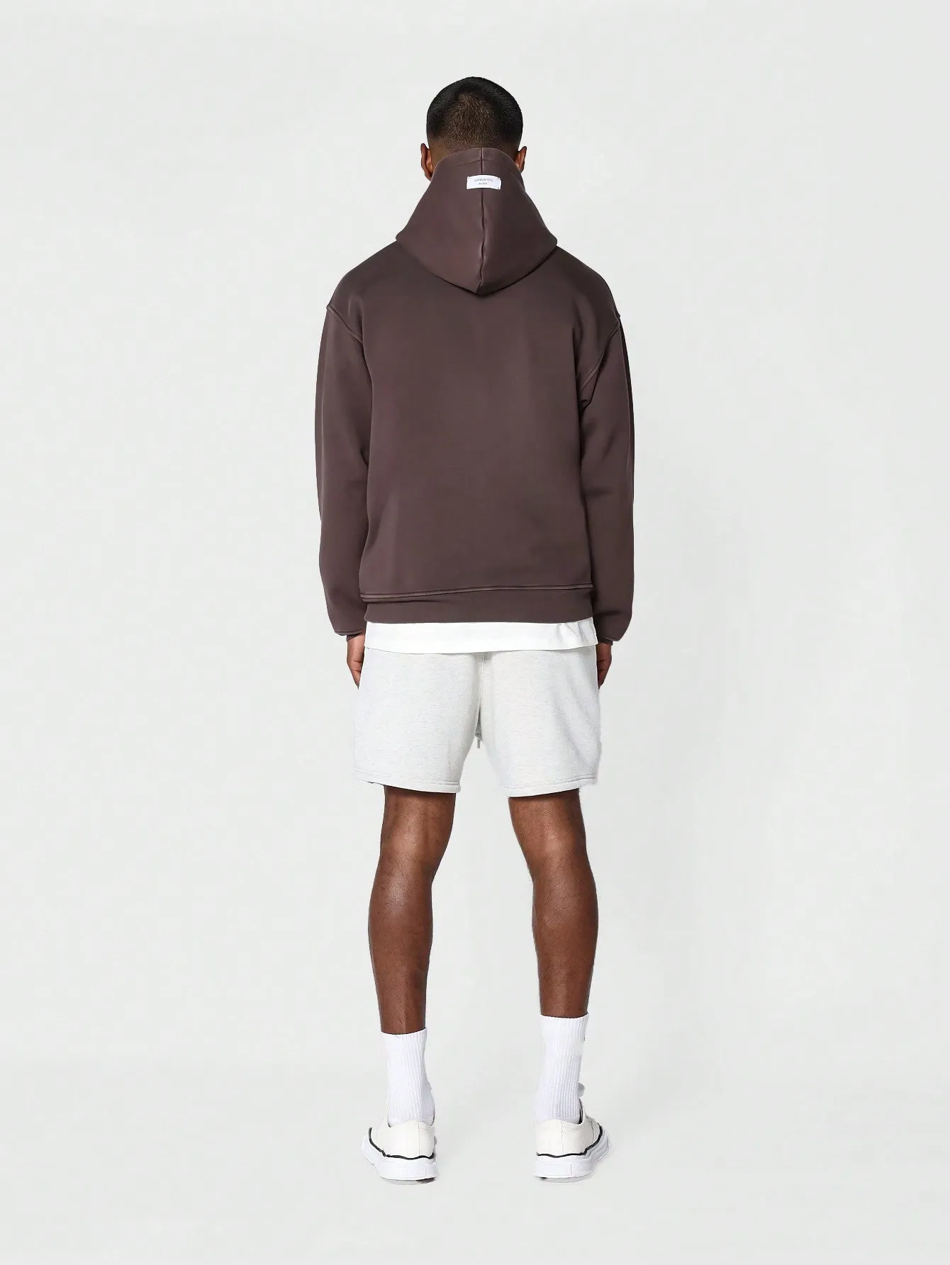 Overhead Washed Hoodie With Piping