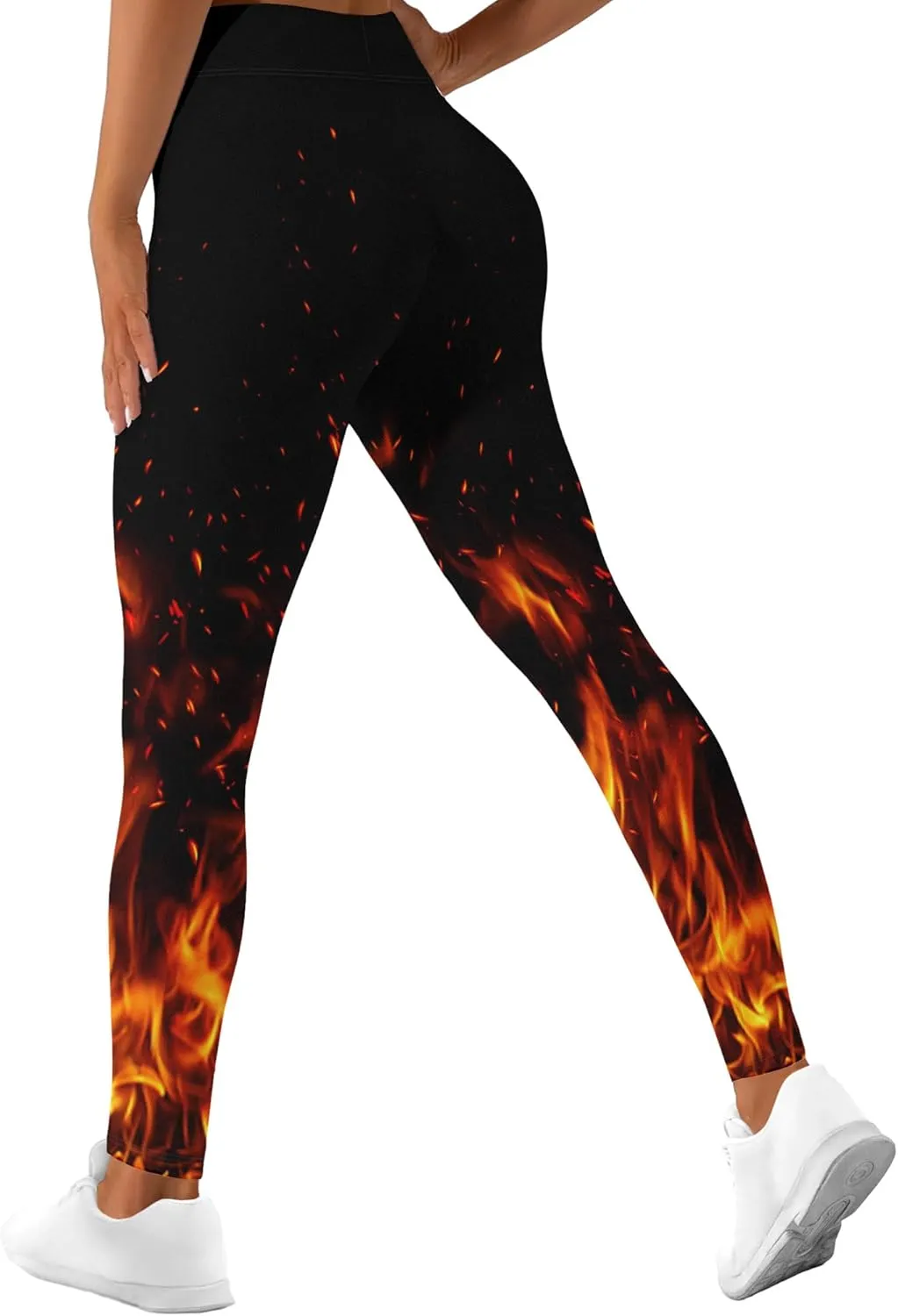 PAGYMO Leggings for Women Printed Womens Funny Gym Yoga Pants