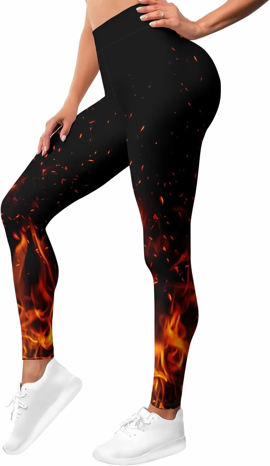 PAGYMO Leggings for Women Printed Womens Funny Gym Yoga Pants