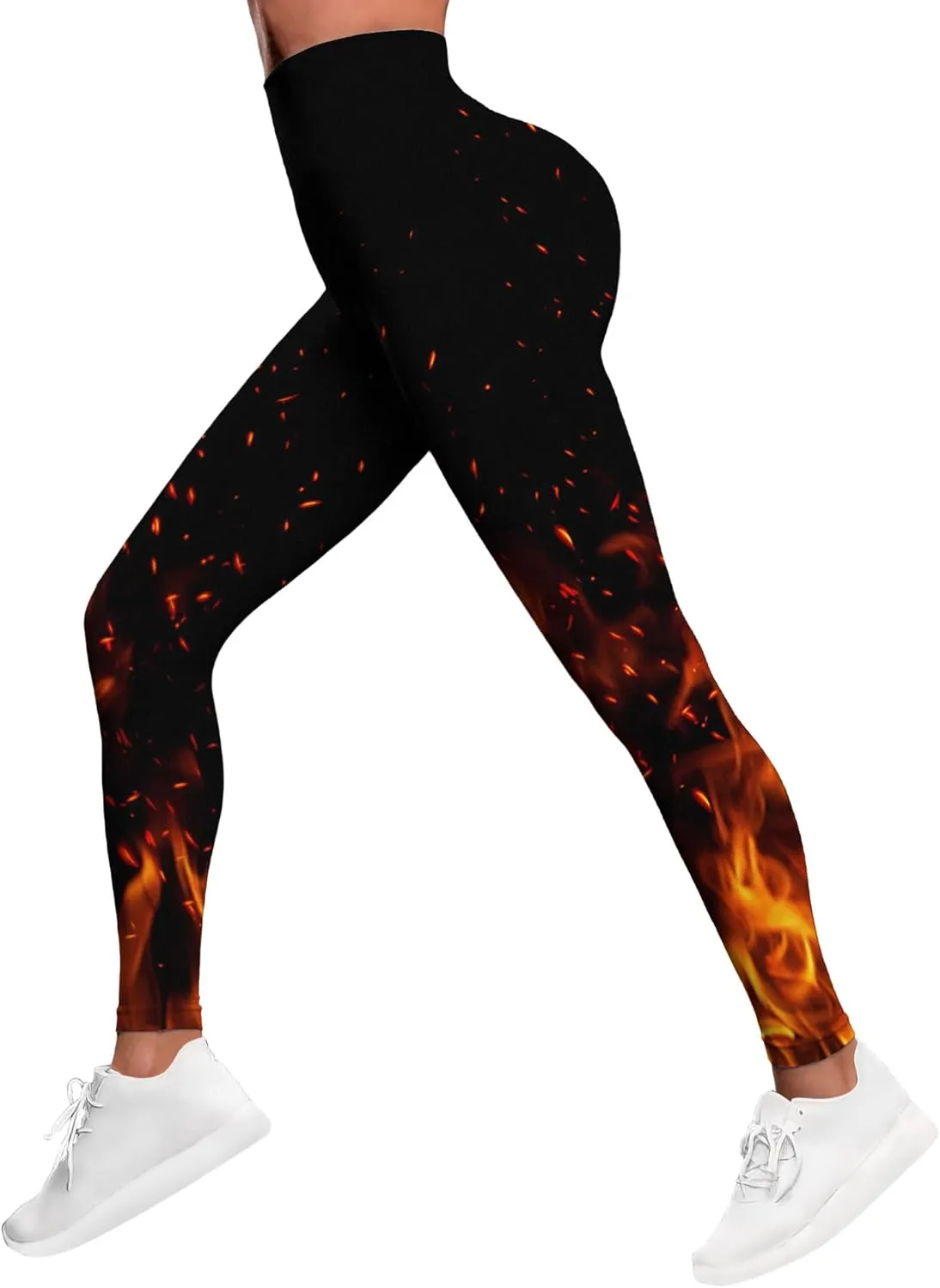 PAGYMO Leggings for Women Printed Womens Funny Gym Yoga Pants