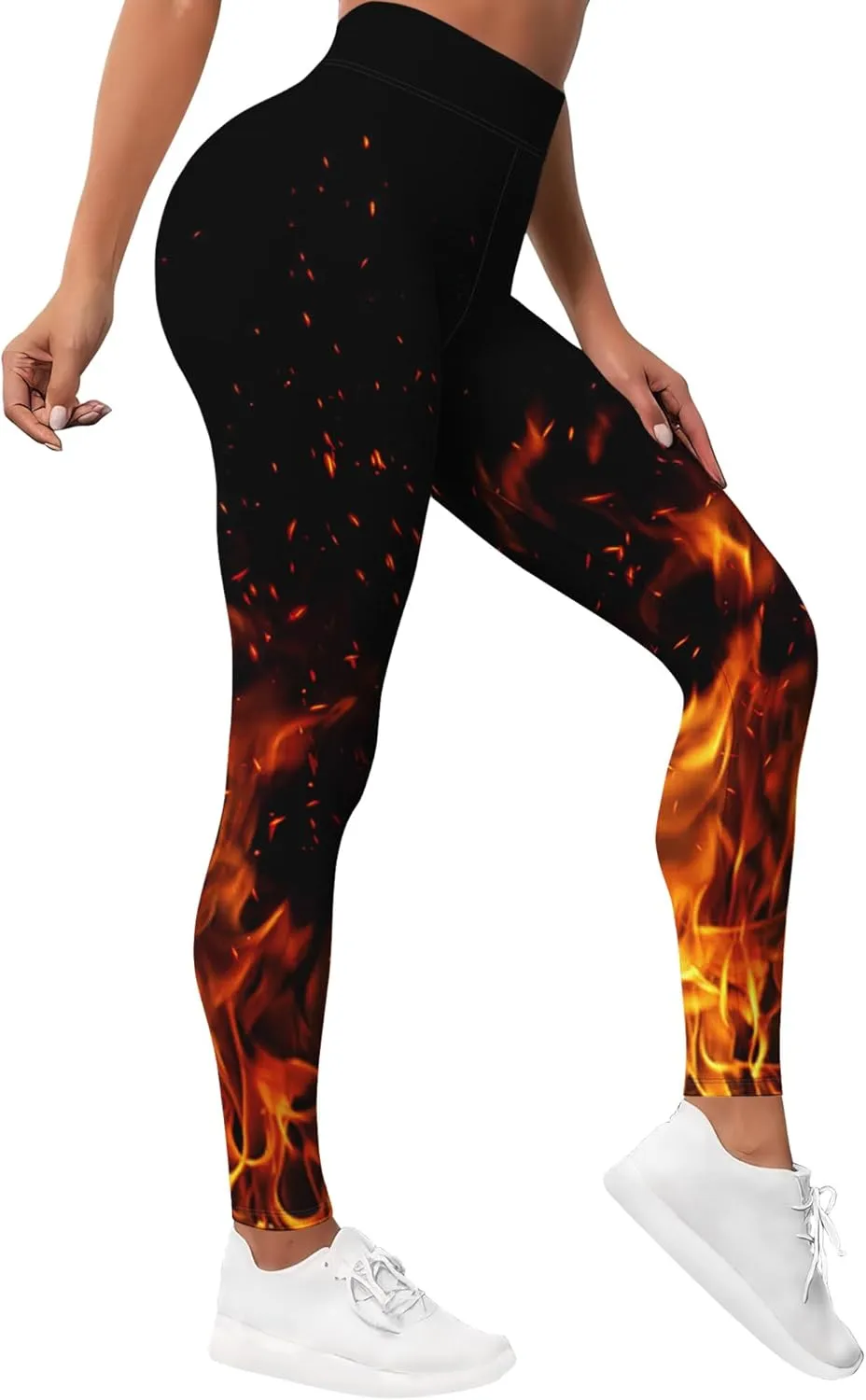PAGYMO Leggings for Women Printed Womens Funny Gym Yoga Pants